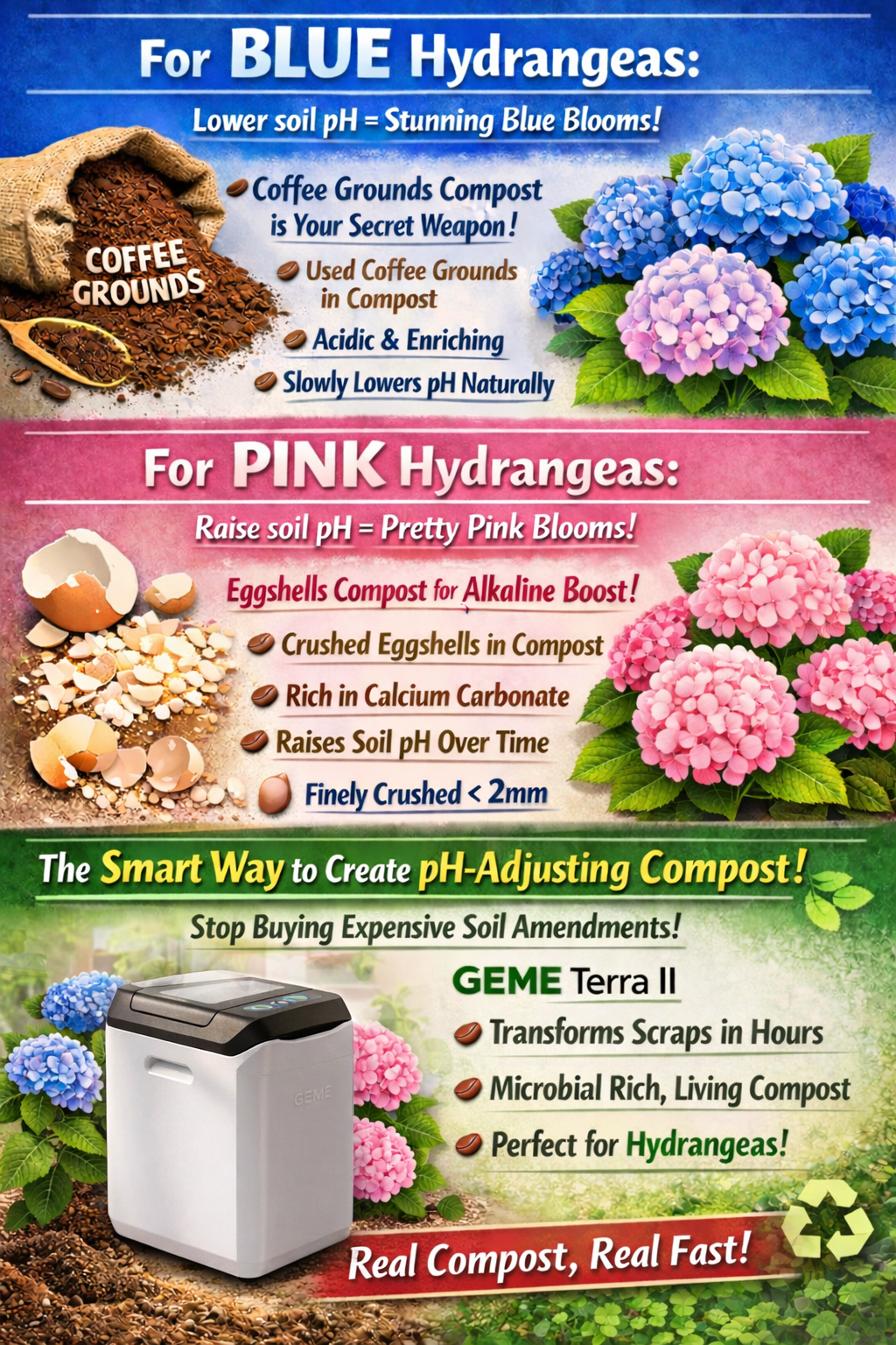 How to change hydrangea color