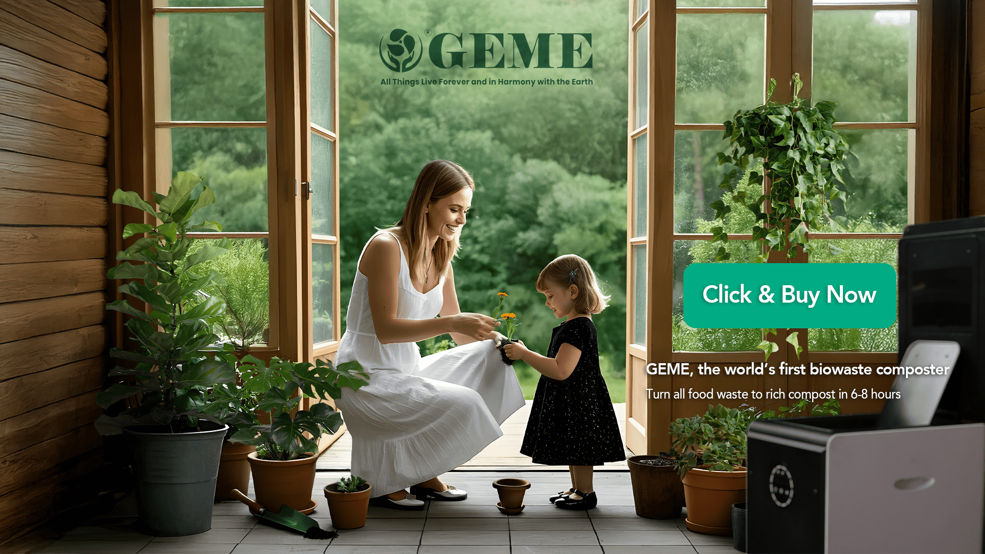GEME Kitchen Composter